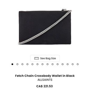 All Saints Fetch Crossbody Wallet